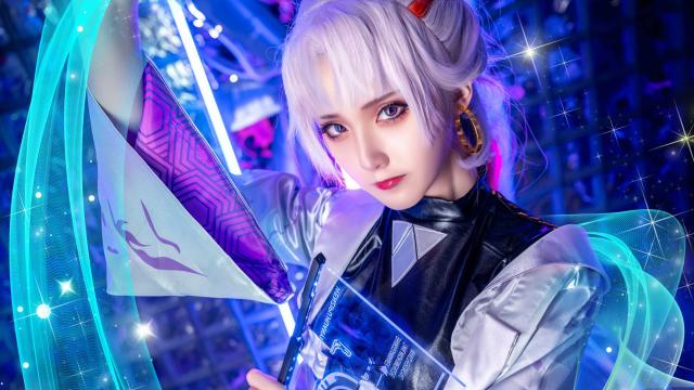 王者荣耀上官婉儿天狼绘梦者cosplay写真