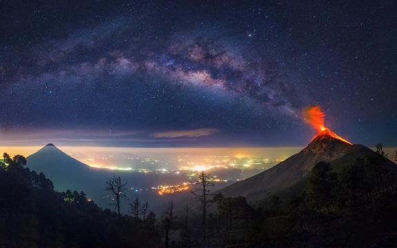 唯美梦幻的星空