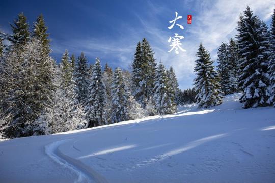 大寒雪景风光