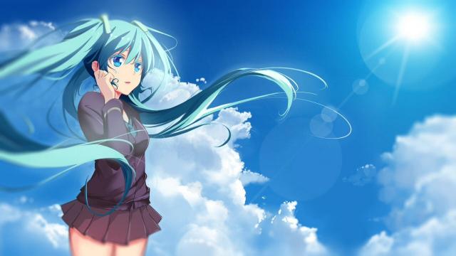 甜美少女初音未来