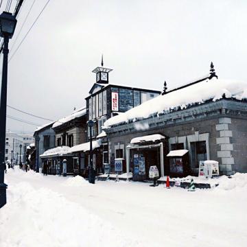 日本北海道小樽唯美风景