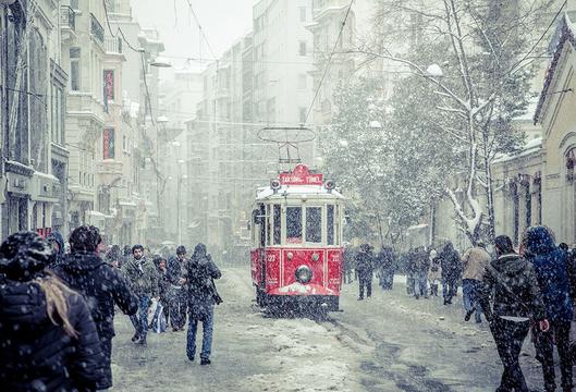 伊斯坦布尔的雪