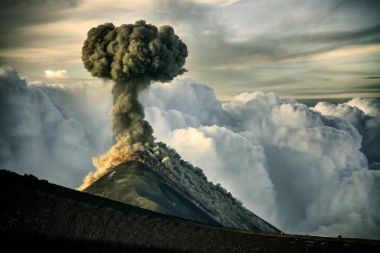 危地马拉的火山