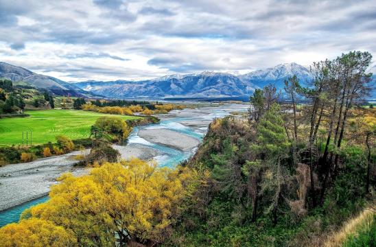 秋天野外清新养眼全景