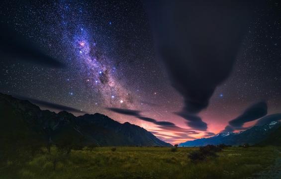 璀璨的星夜美景