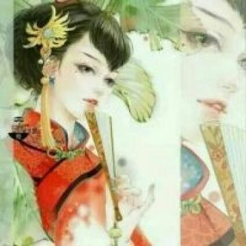 眉描烟霞，花织嫁纱