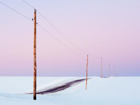 清晨雪景