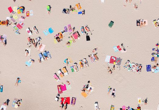 夏日海滩风情