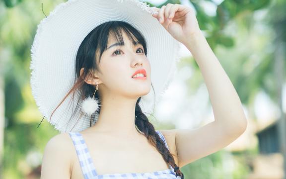 小清新美女夏日养眼写真