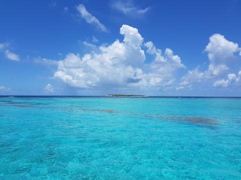 风平浪静的海面