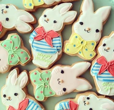 小白兔造型饼干
